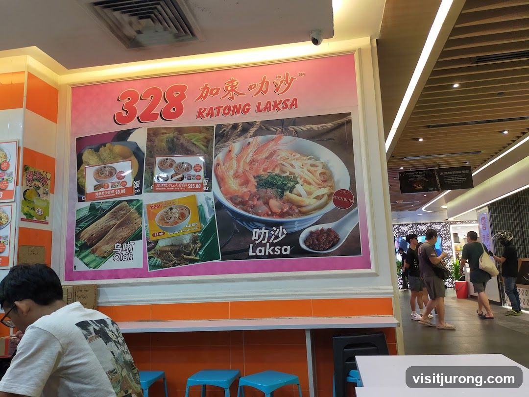 328 Katong Laksa Menu Display