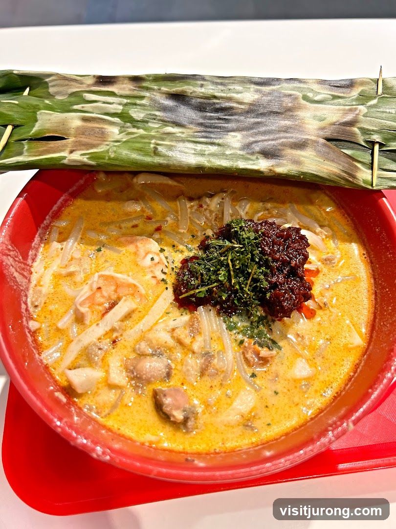 Laksa with Otak-Otak