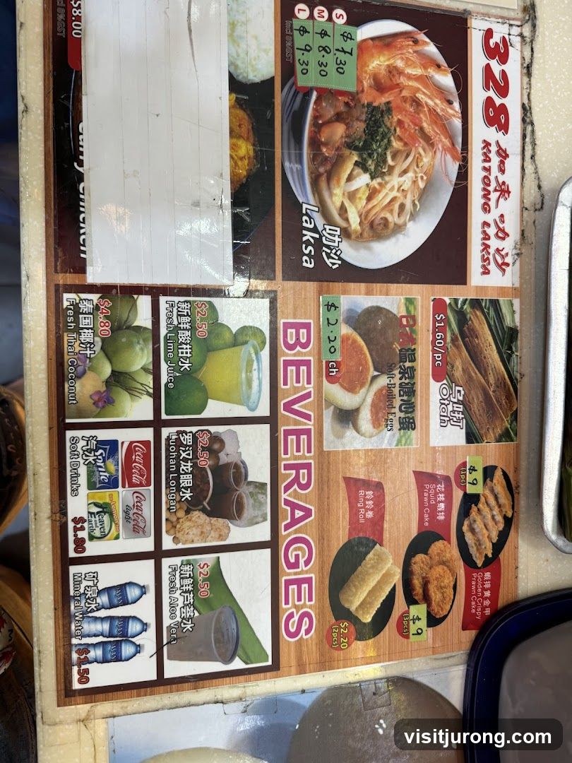 328 Katong Laksa Menu