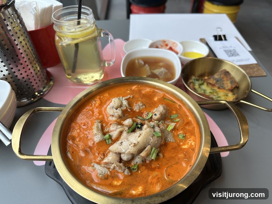 Korean Stew with Side Dishes