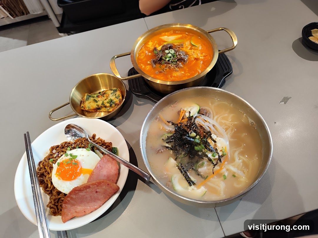 Korean Food Spread