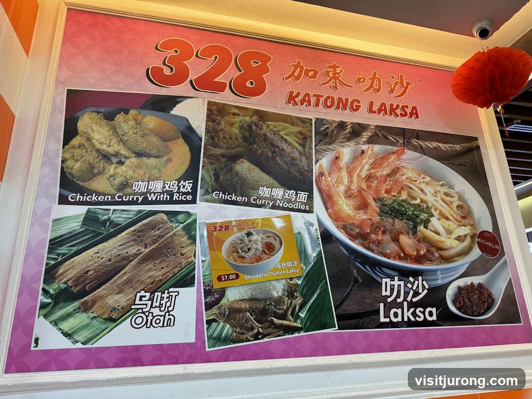 Katong Laksa Menu