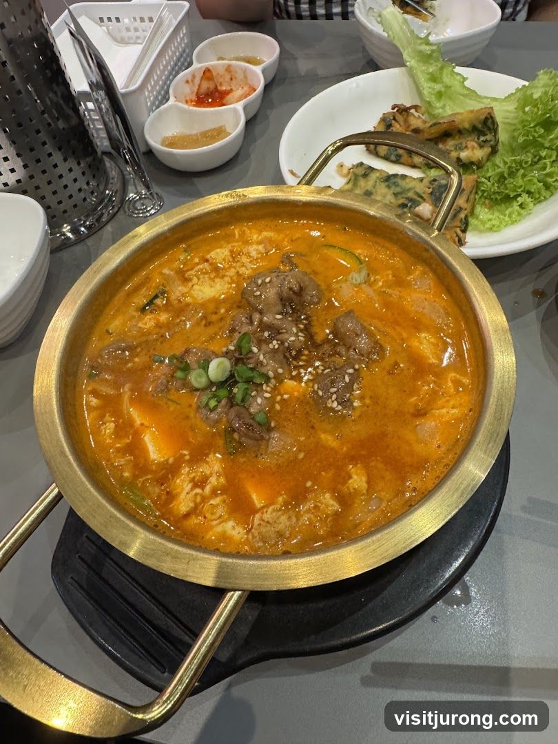 Korean Stew with Side Dishes