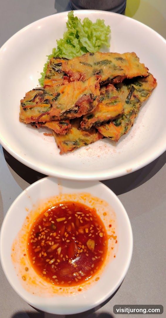 Korean Pancake with Dipping Sauce