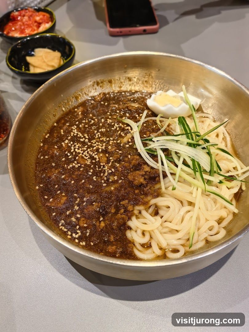 Noodles with Sauce and Sides