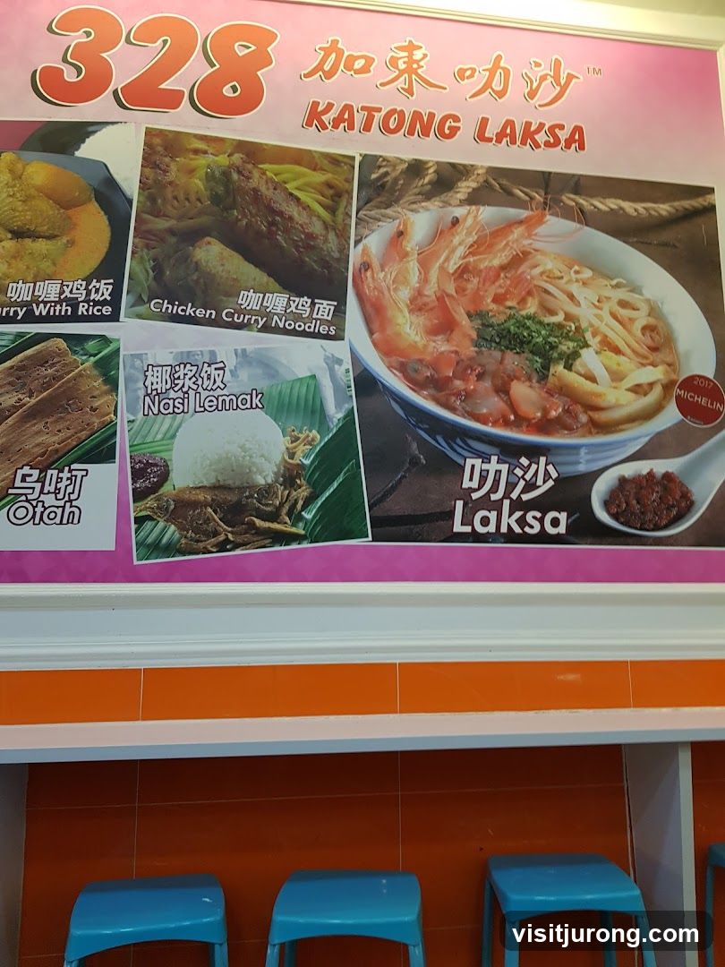 Katong Laksa Menu Board