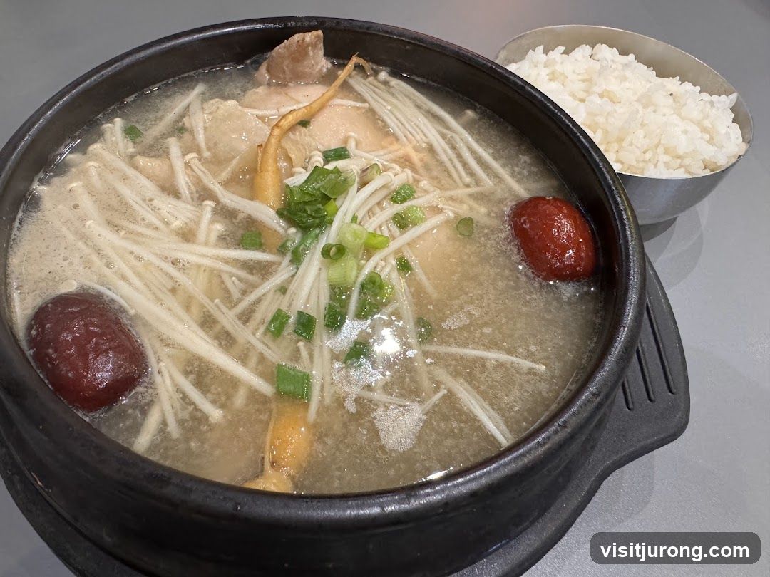 Ginseng Chicken Soup with Rice