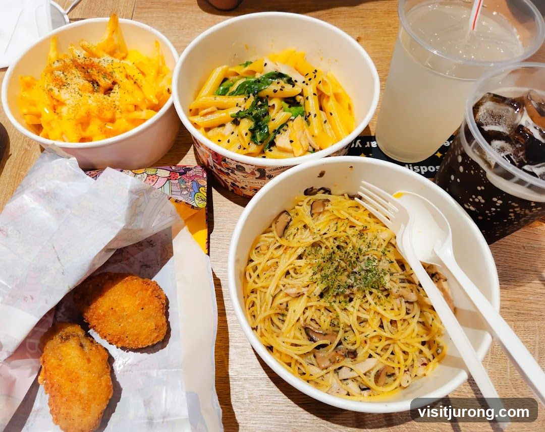 Pasta and Fried Food