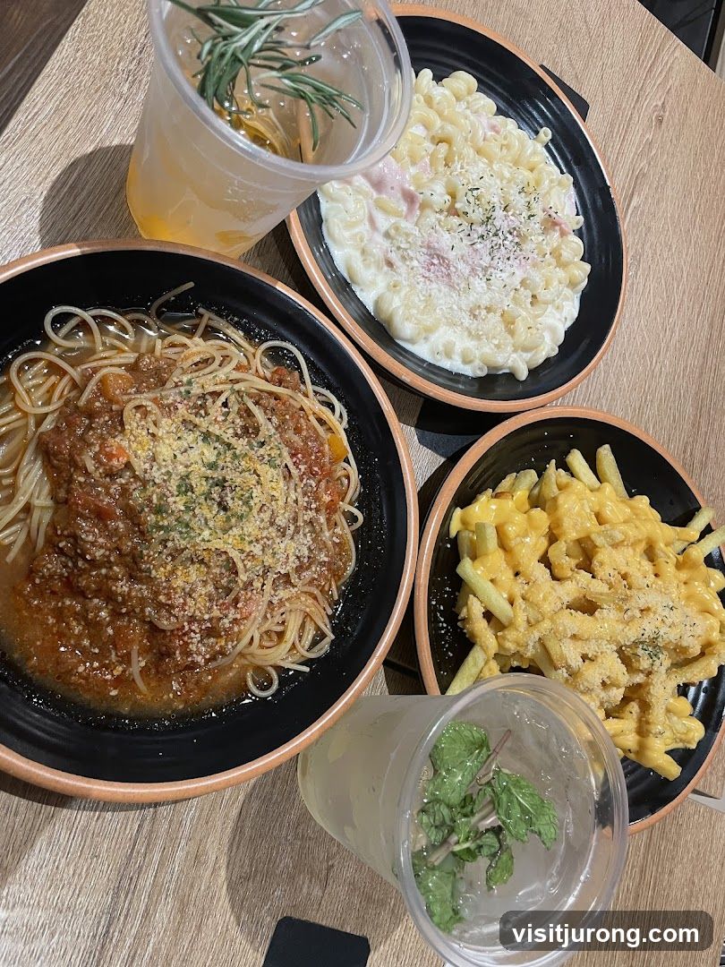 Pasta and Fries Meal