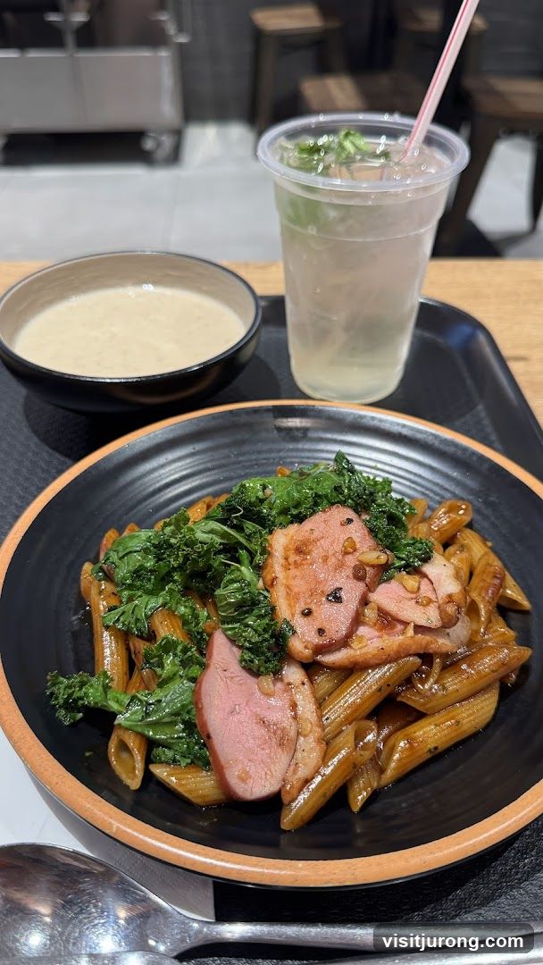 Penne Pasta with Duck and Kale