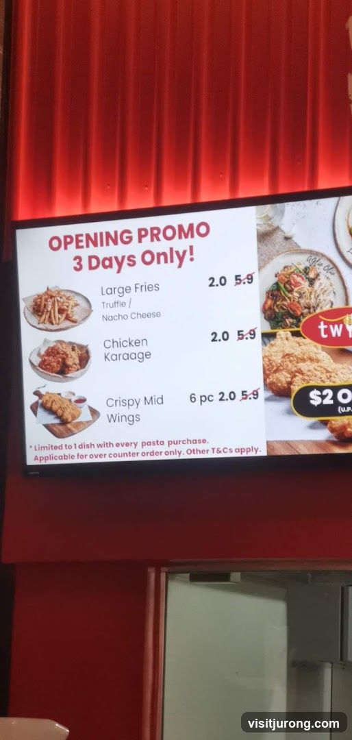 Opening Promo Menu