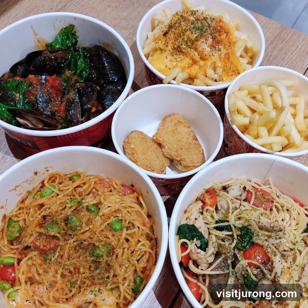 Assorted Takeaway Food