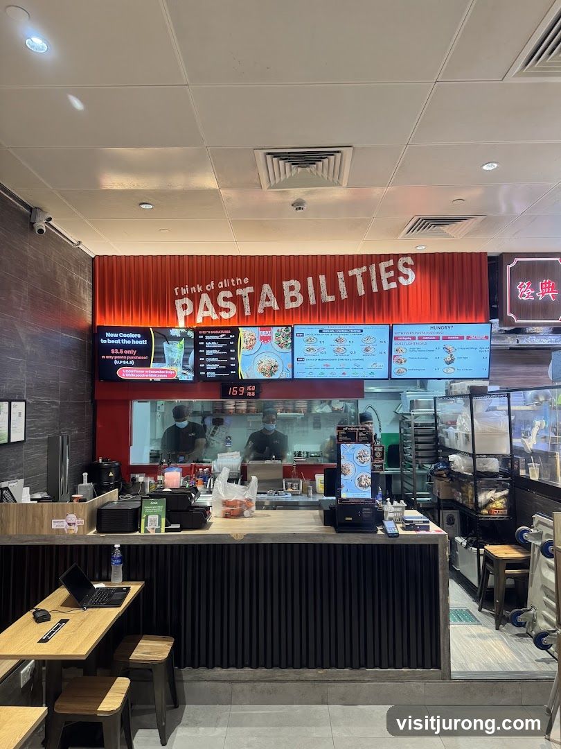 Pasta Restaurant Counter