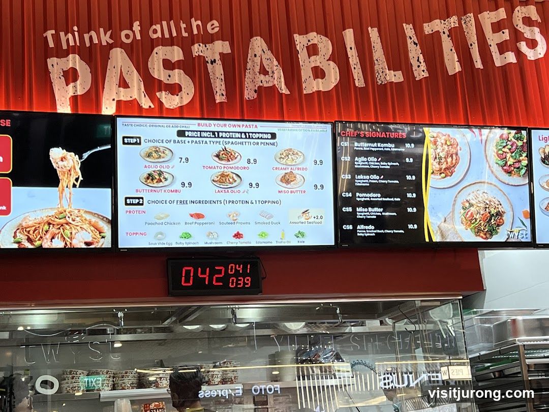 Pasta Menu