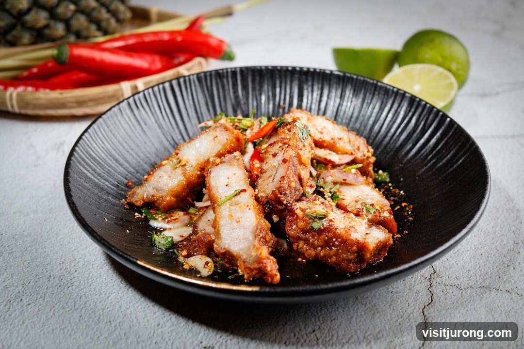 Crispy Pork Belly Salad