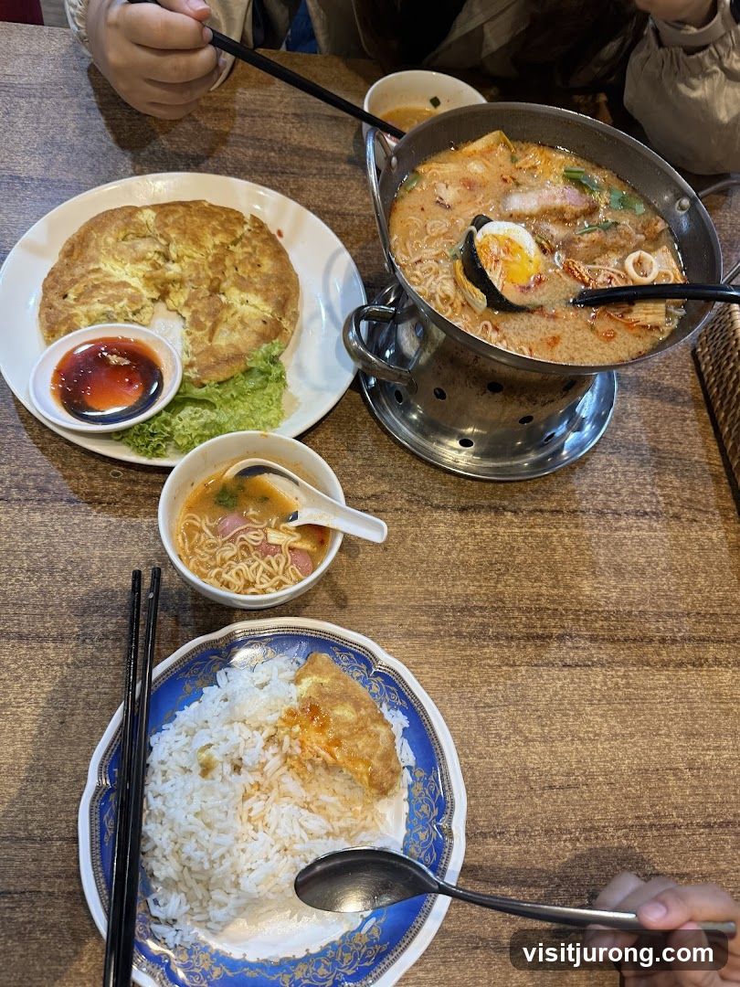 Table with various dishes