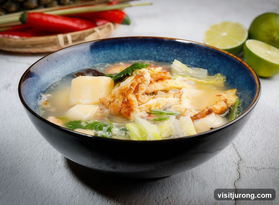 Tofu and Egg Soup