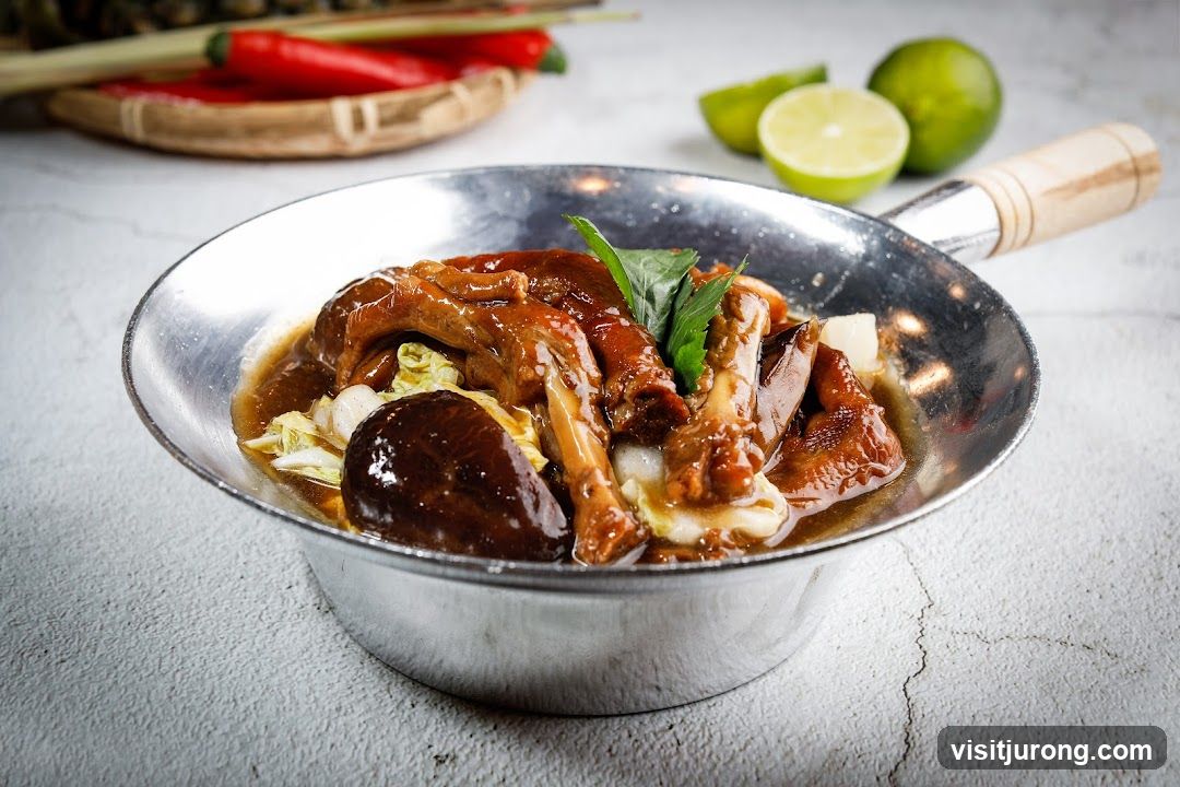 Braised Duck Feet Dish