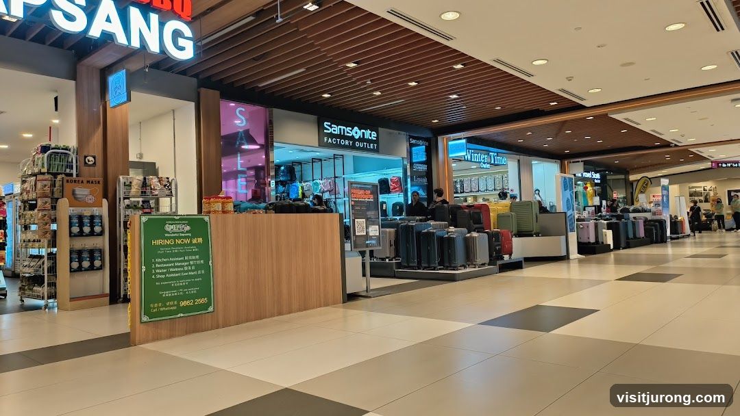 Mall storefronts
