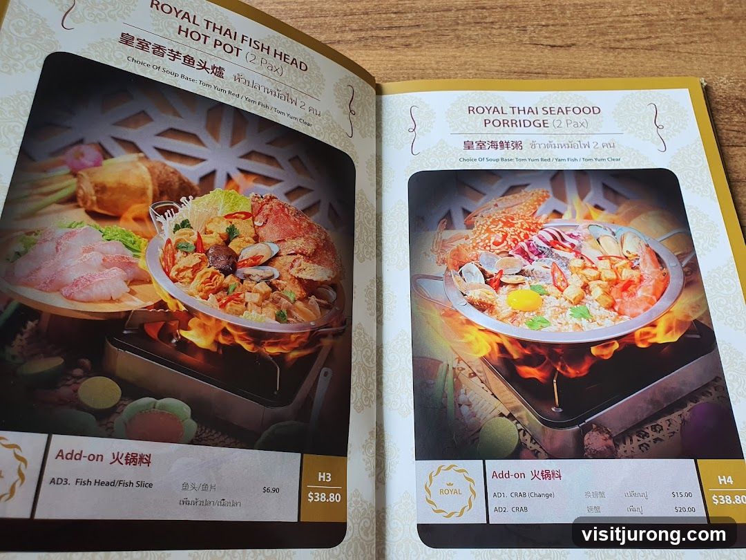 Royal Thai Fish Head Hot Pot & Royal Thai Seafood Porridge