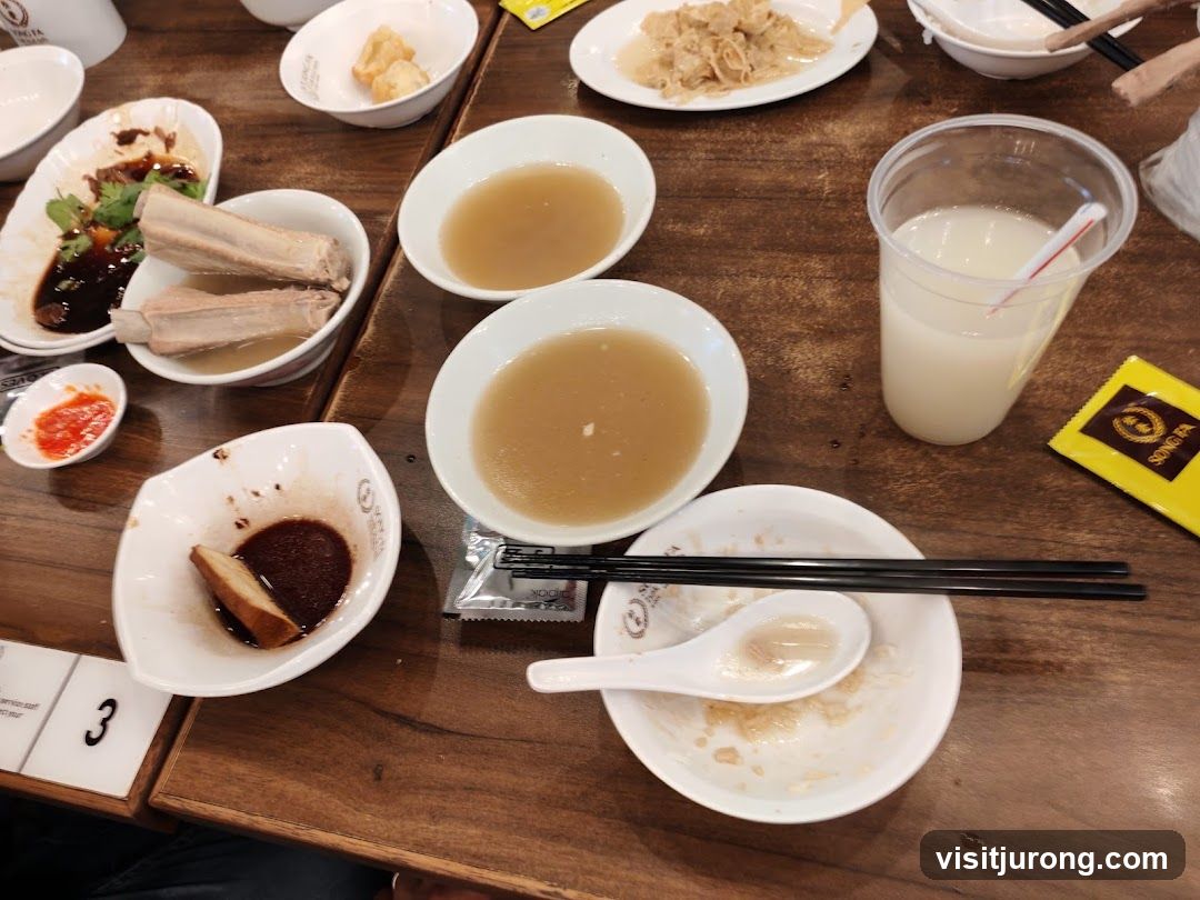 Table with Food and Drinks