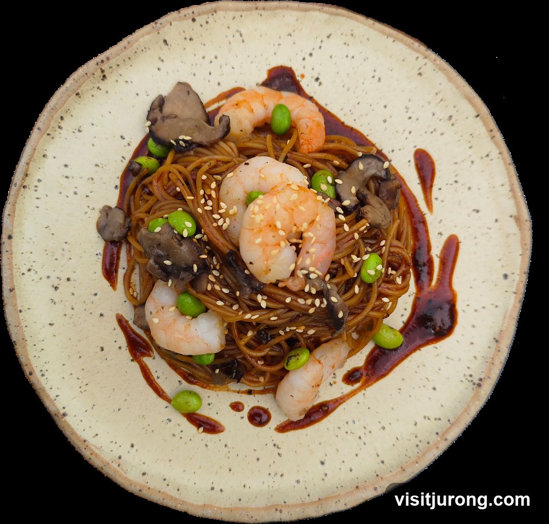 Shrimp and Mushroom Noodles