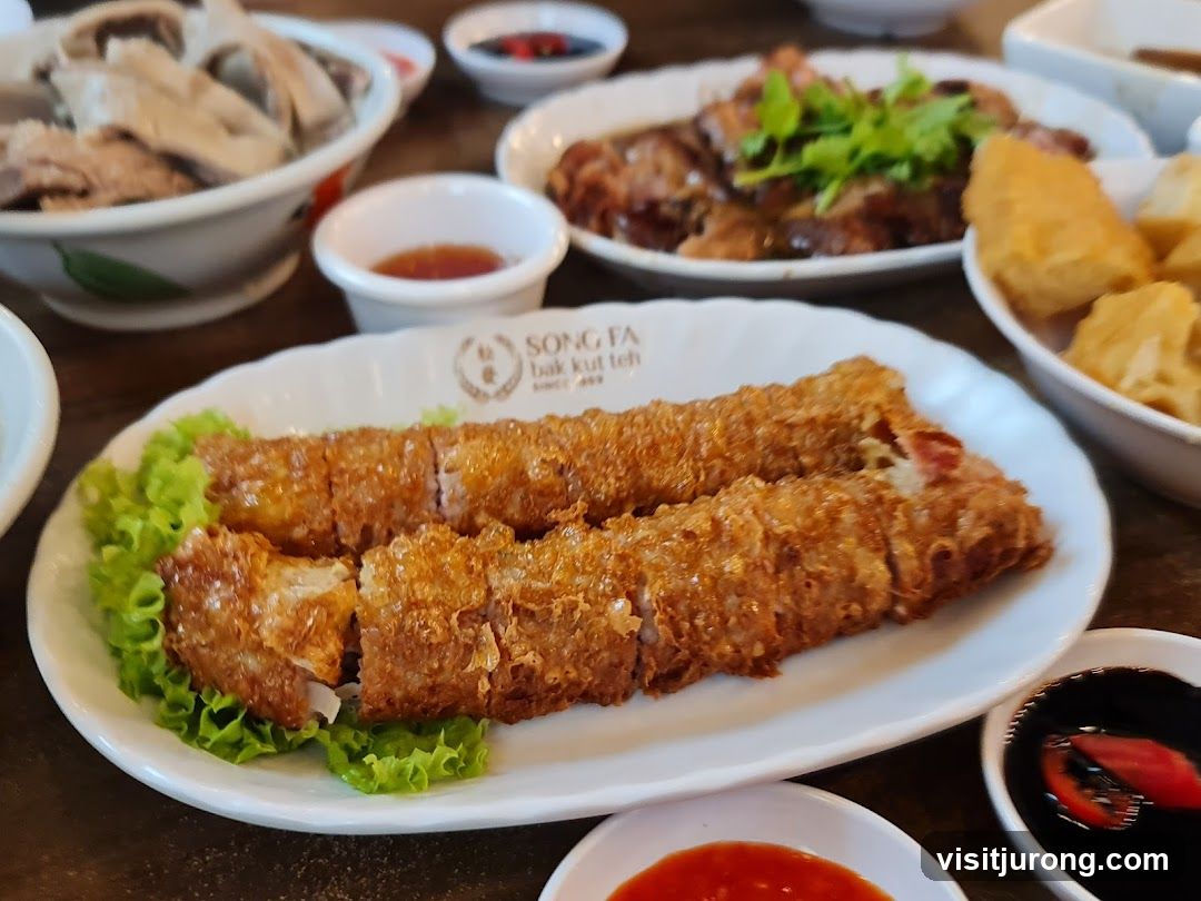 Fried Rolls with Dipping Sauces