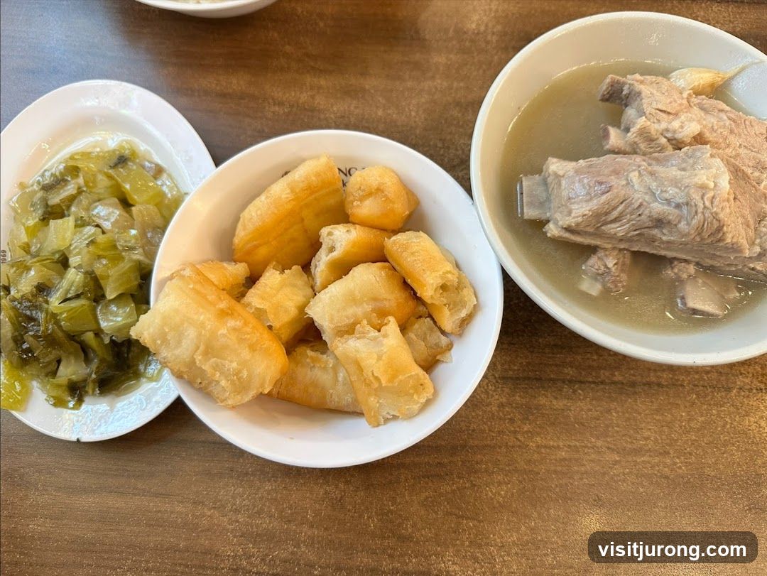 Pork Rib Soup with Sides