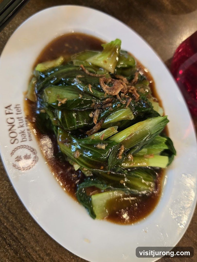 Stir-fried Greens with Sauce