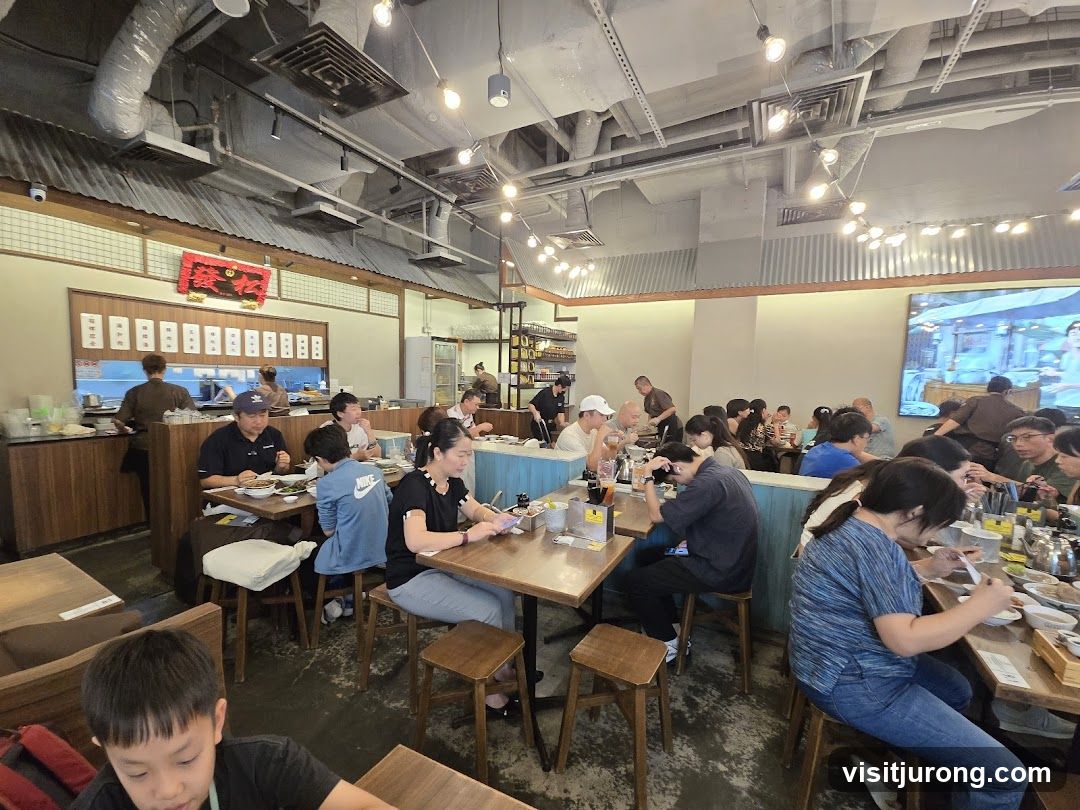 Restaurant Interior with Diners
