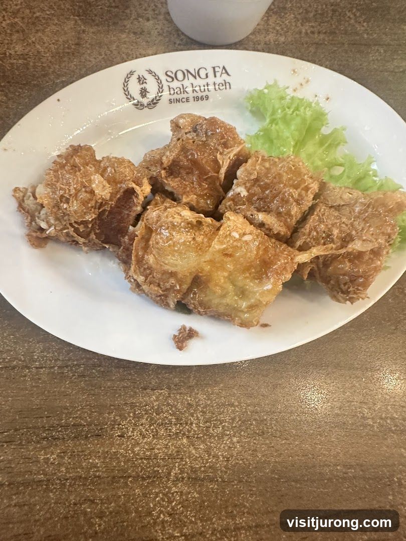 Fried Bean Curd Skin Rolls