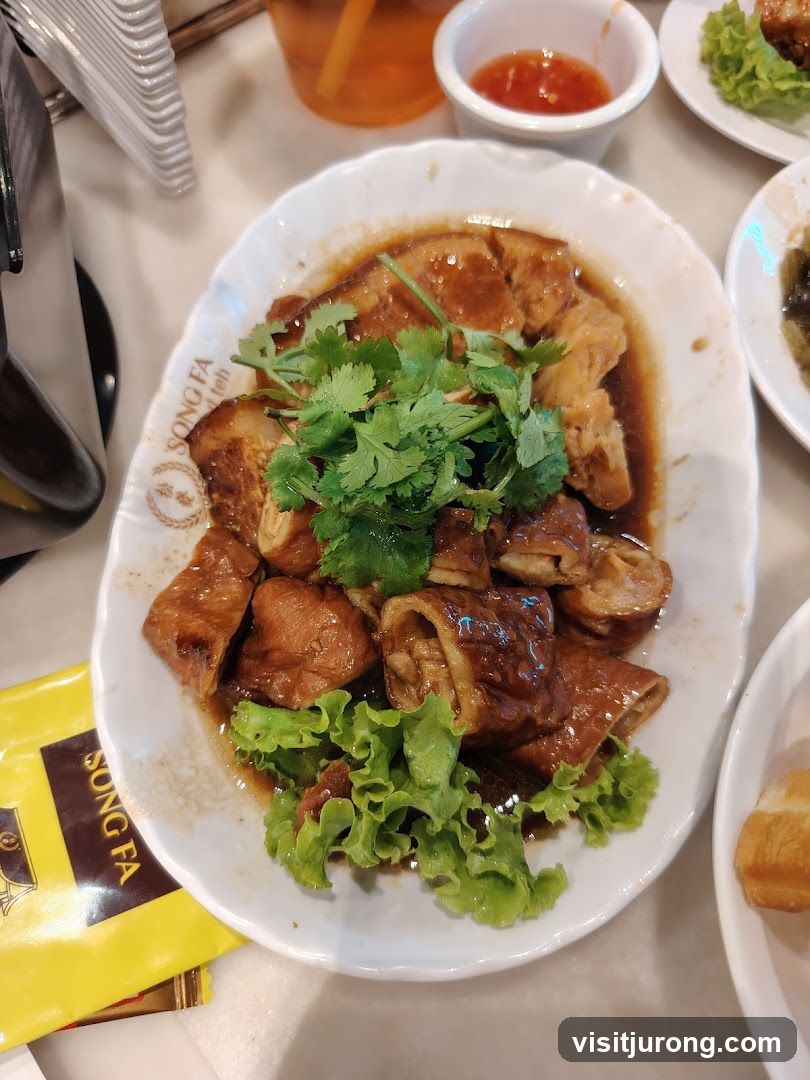 Braised Pork Belly with Tofu Skin