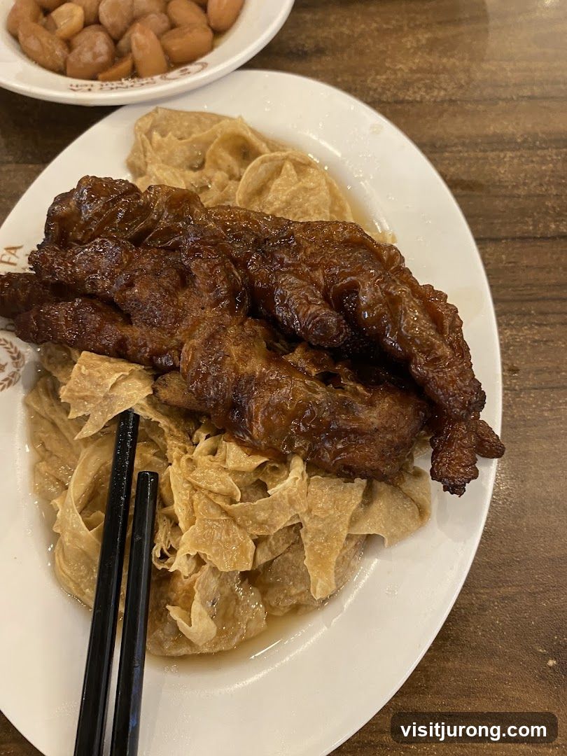 Braised Chicken Feet with Tofu Skin