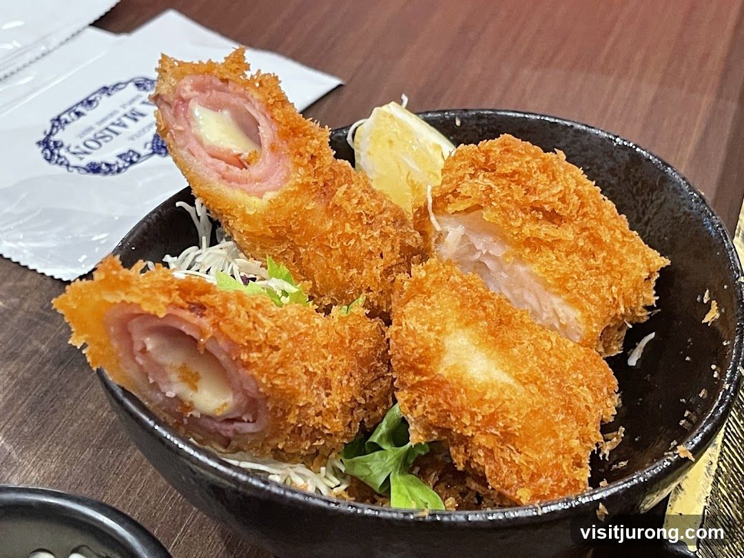 Fried Ham and Cheese Rolls