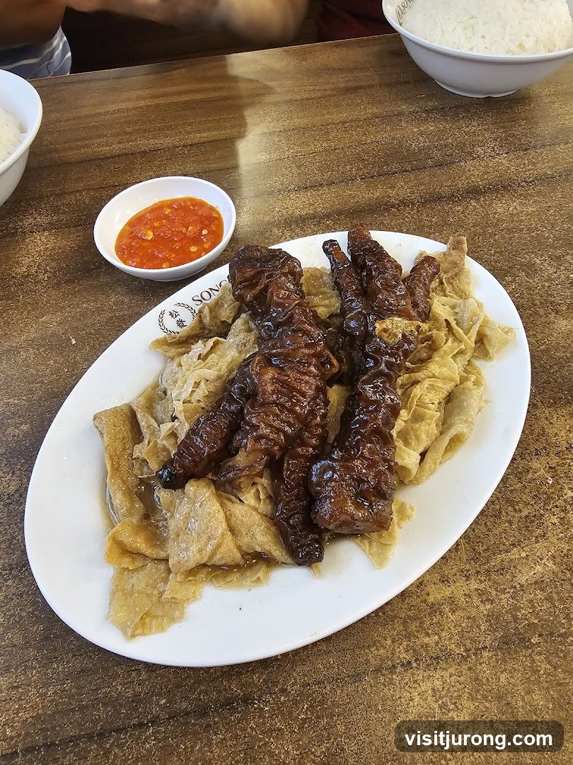 Braised Chicken Feet with Tofu Skin