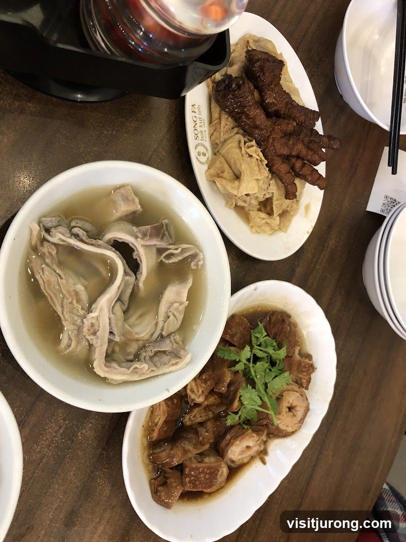 Braised Pork Intestines and Chicken Feet