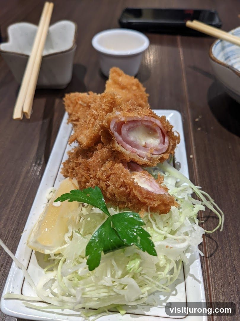 Fried Ham and Cheese Rolls