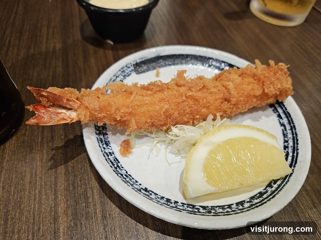 Fried Shrimp with Lemon