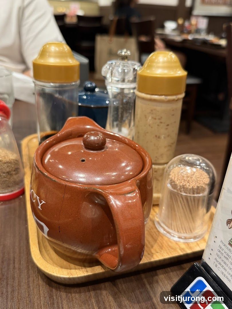 Condiments on a Table