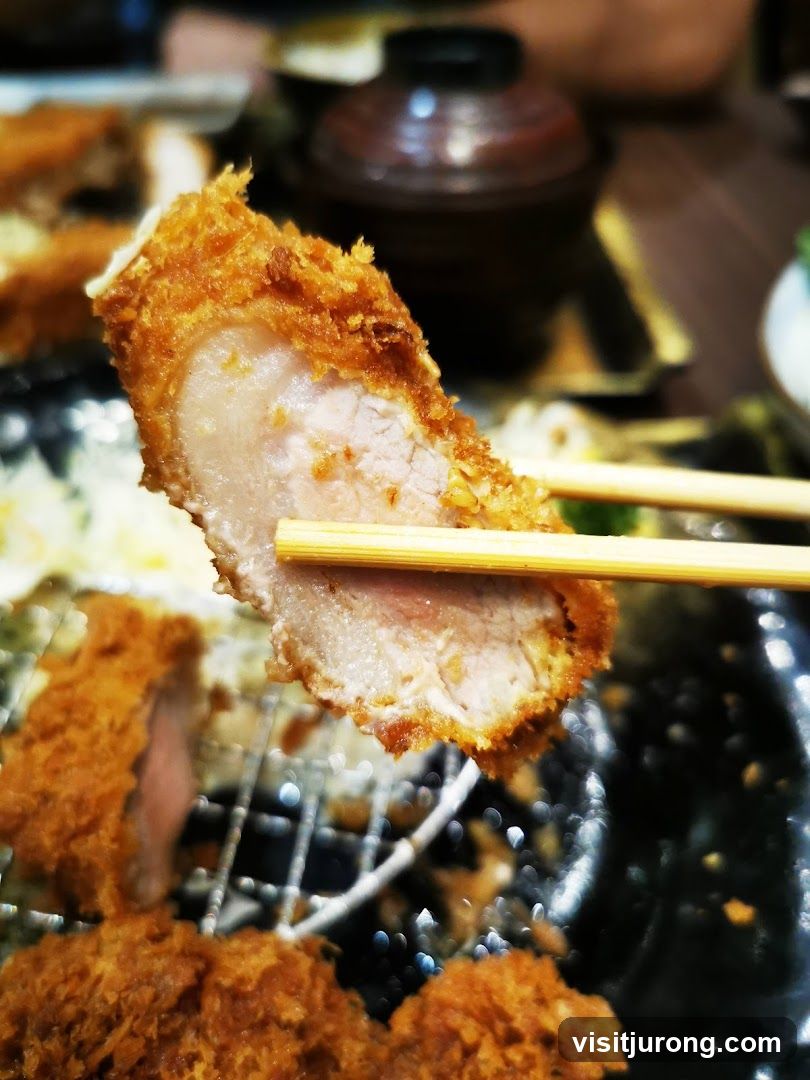 Close-up of Tonkatsu