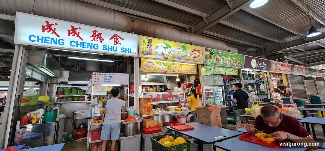 Food stalls in a hawker center