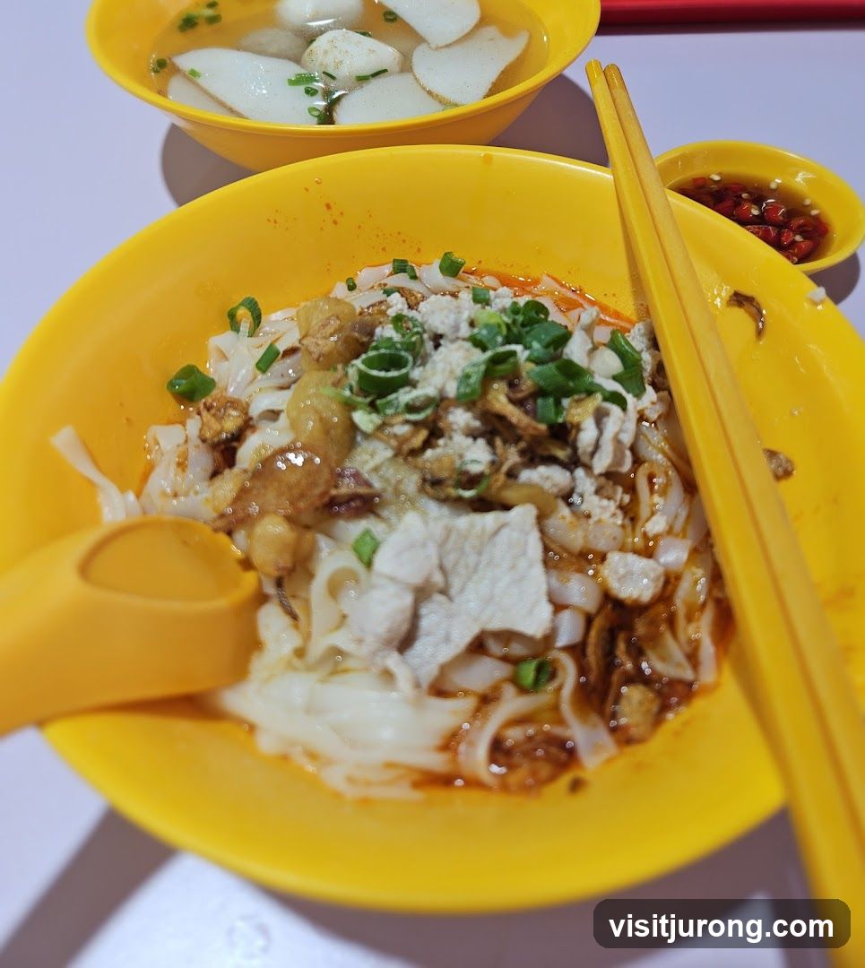 Noodles with Pork and Fish Balls