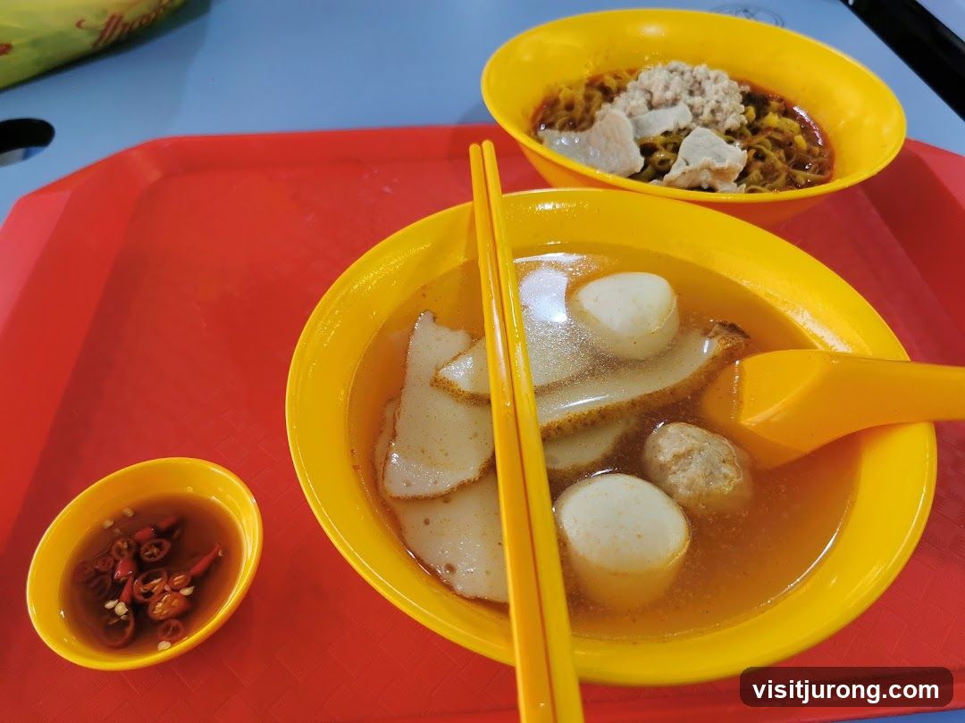 Noodles and Fish Balls