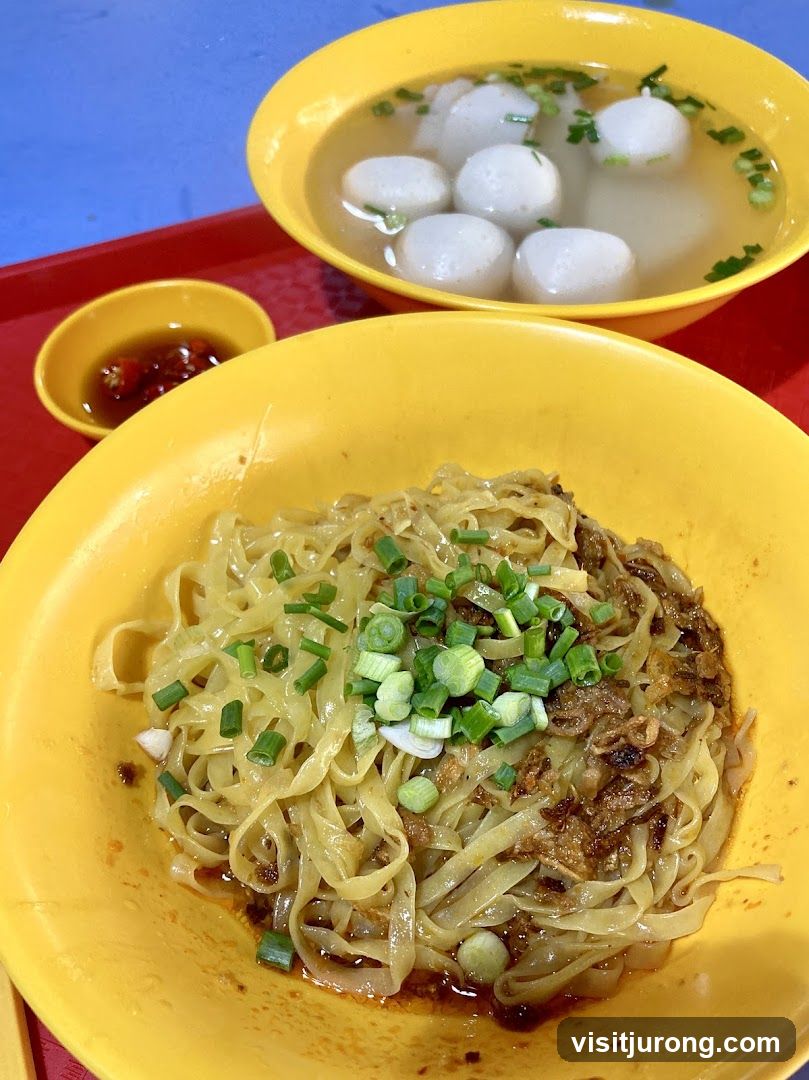 Noodles and Fishball Soup