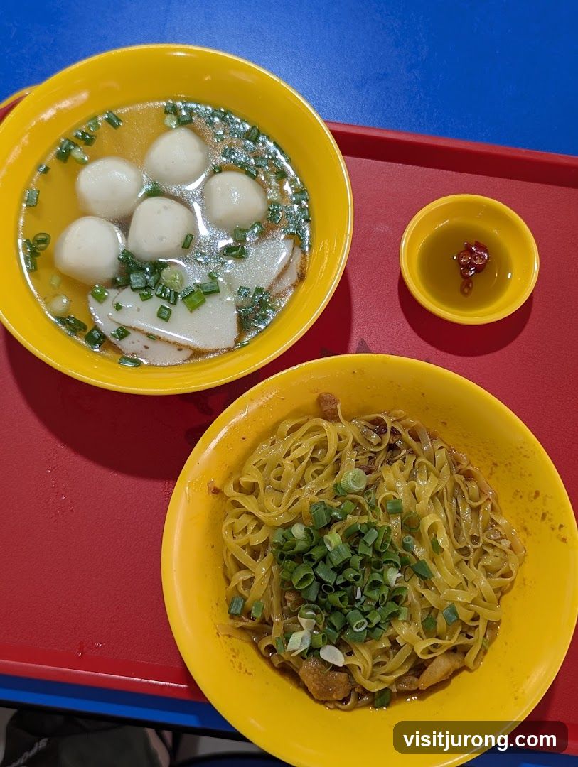 Noodles and Fish Balls