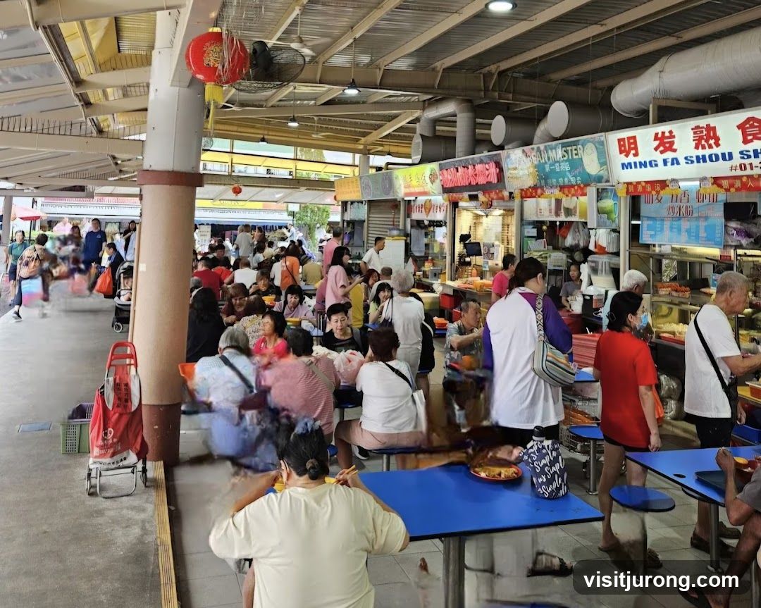 Busy Food Court
