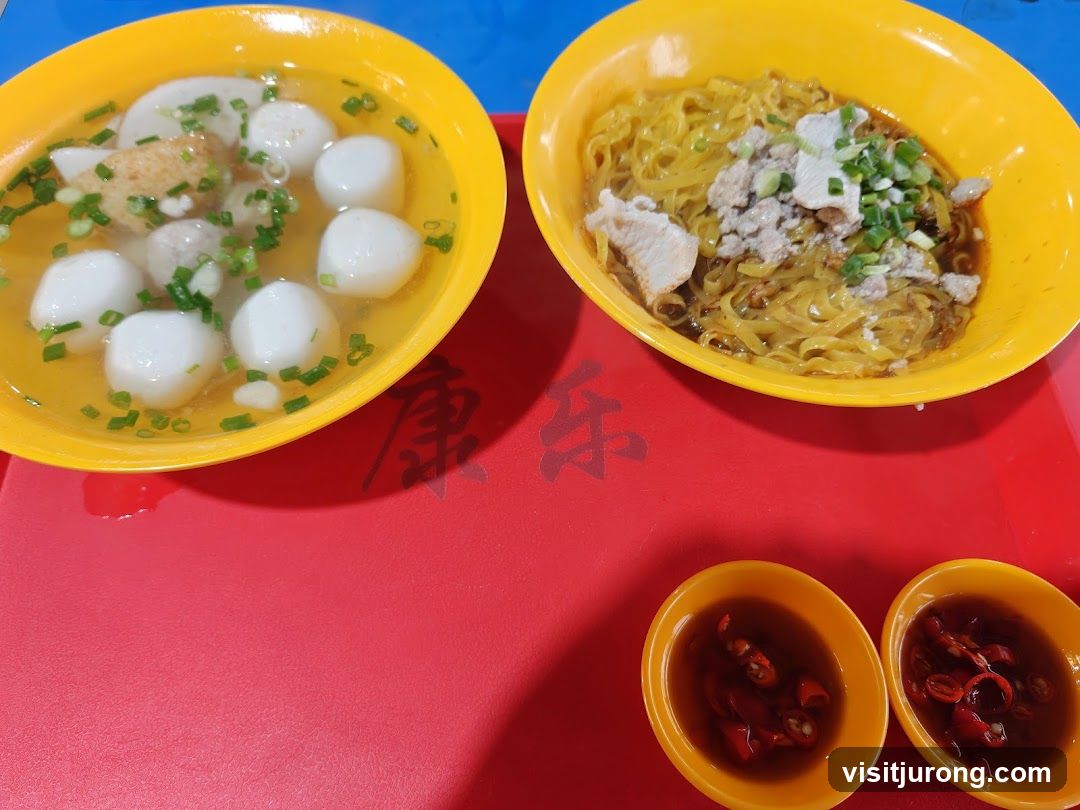 Noodles and Fishball Soup