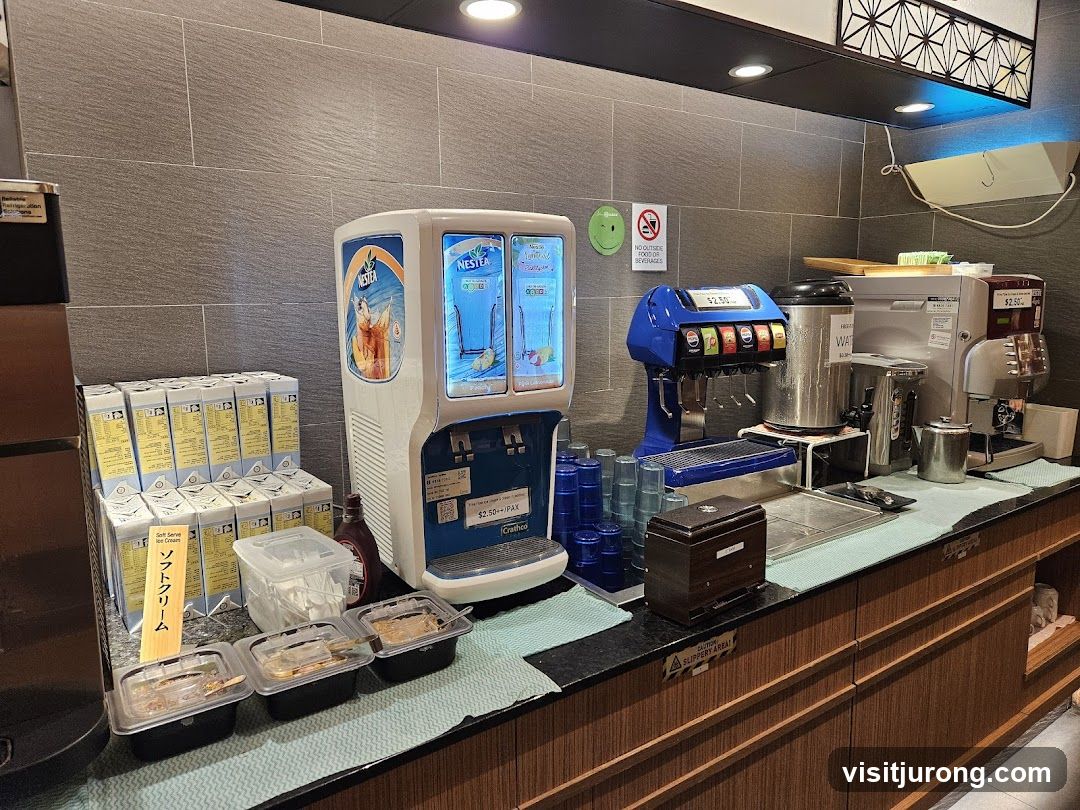 Beverage and Soft Serve Station