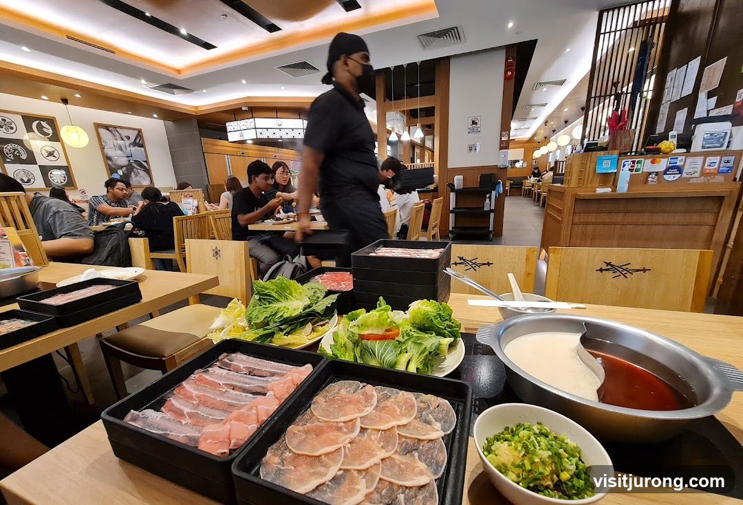 Diners at a Hot Pot Restaurant