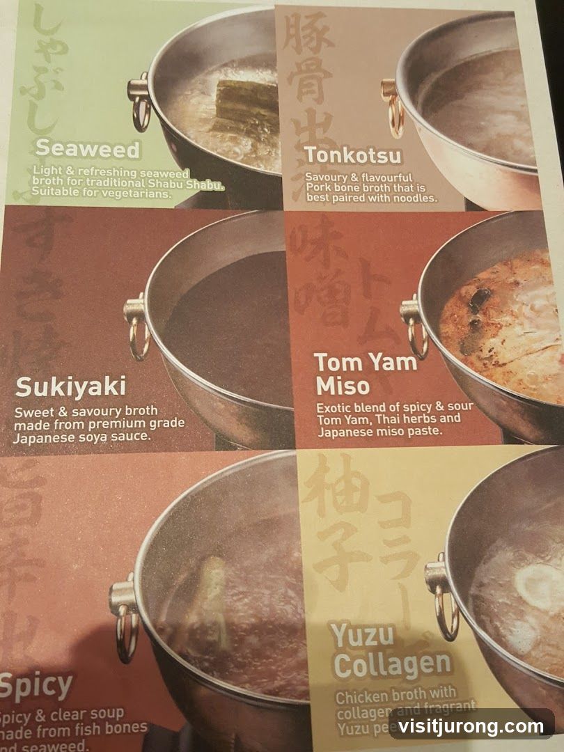 Shabu Shabu Broth Selection